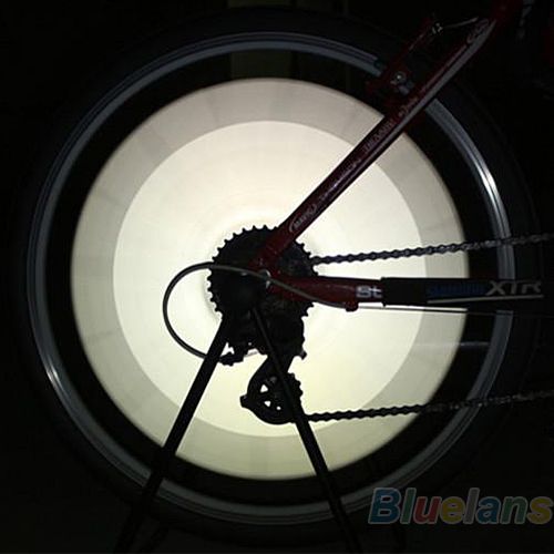 12pcs Bicycle Wheel Spoke Reflector Reflective Mount Clip Tube Warning Strip 