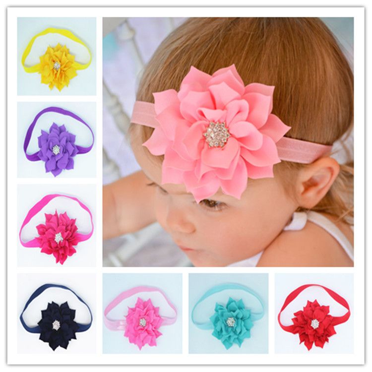Hot Children'S Hair Accessories Kids Flower Hair Band Baby Head Hoop