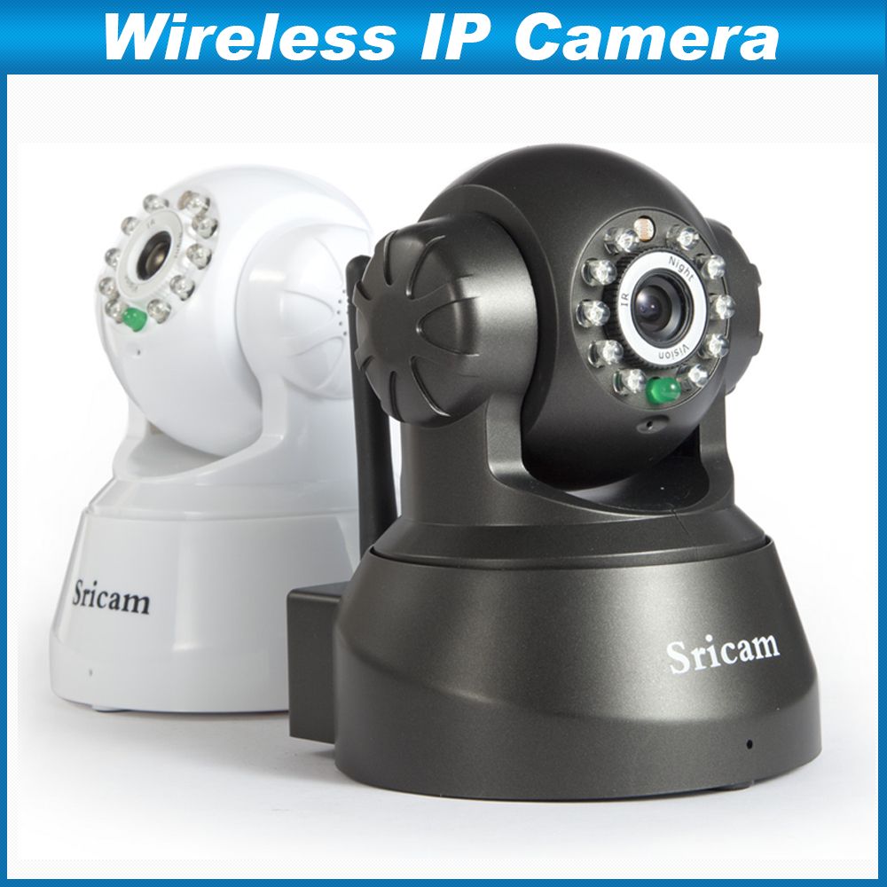 Indoor Home Security Surveillance Camera IP Wireless Wifi Wired Pan
