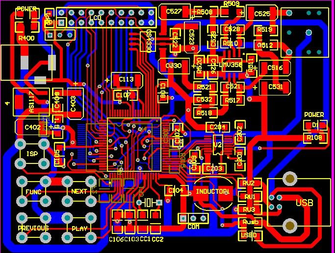 MPb File Mp3 Design 51 Mcu Mp3 Schematic And Pcb File With ...