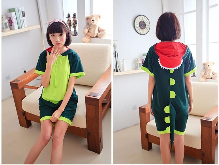 Adulto Algodão Curto Kungfu Panda Kigurumi Pijamas Para As Mulheres Verão  2018 Dinoraurjumpsuit Onesie Animais Pijama Macacão Sleepwear| | -  AliExpress