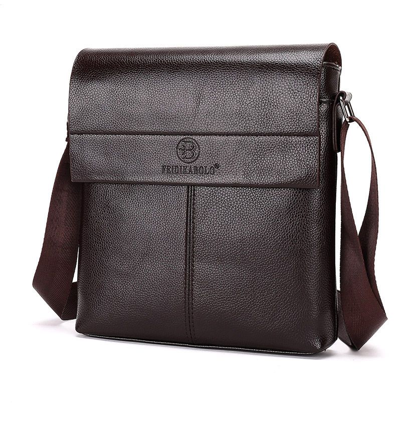 Men'S Vertical PU Leather Bags Men Messenger Bag Mens Business Handbag ...