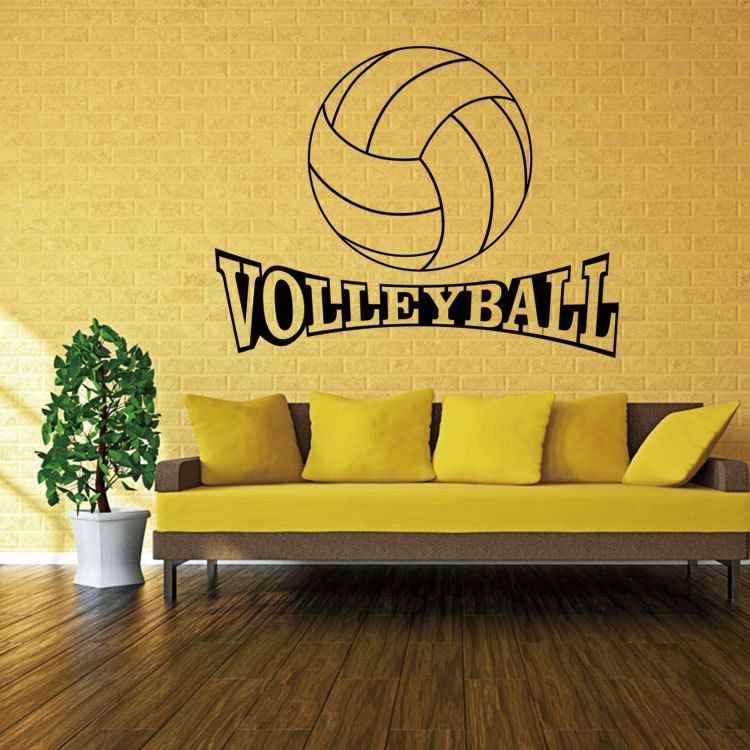 4848cm Volleyball Vinyl Wall Decal Stickers For Kids Sport Boy Bedroom Art Wall Home Decor Wallpapers Environmental Protection Impressive Volleyball Bedroom Decor 4848cm Volleyball Vinyl Wall Decal Stickers For Kids Sport Boy Bedroom Art Wall Home Decor Wallpapers Environmental Protection Impressive Volleyball Bedroom Decor