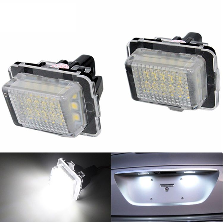 LED Number License Plate Light Replacement For Mercedes Benz W204 W212