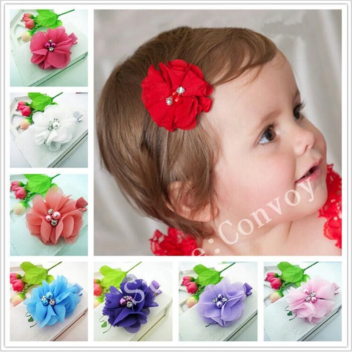 Girls Kids Hairpins Children Hair Clips Flower Barrettes Children Kids