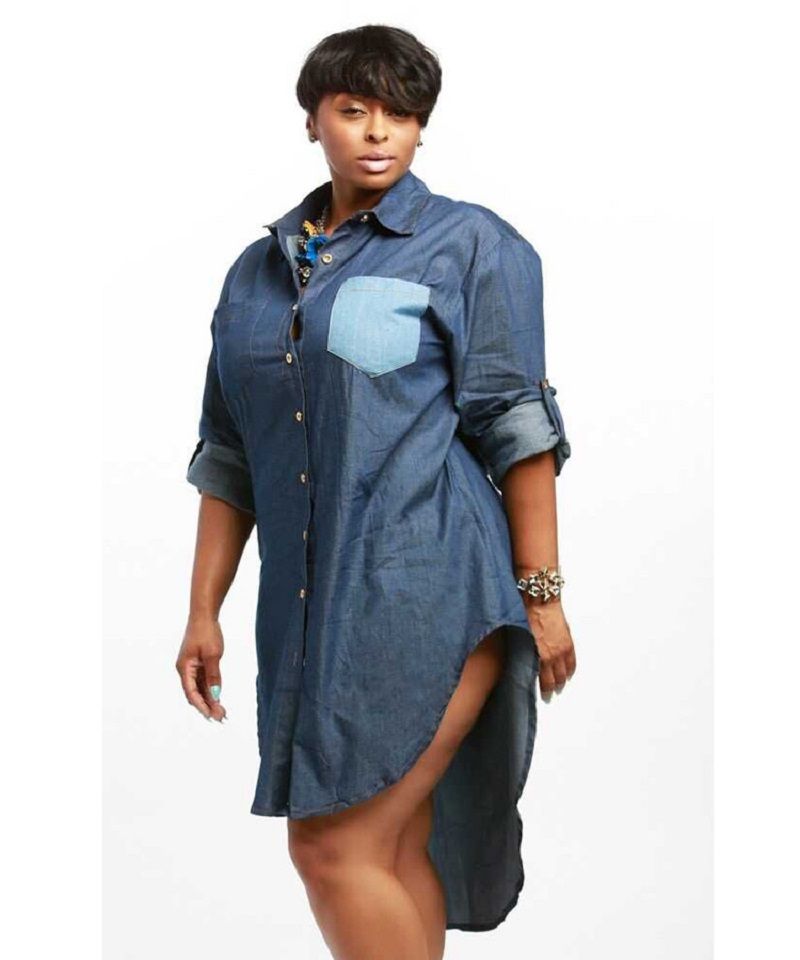 wholesale autumn 2016 fashion women casual fit denim jean dress plus jean dresses plus size