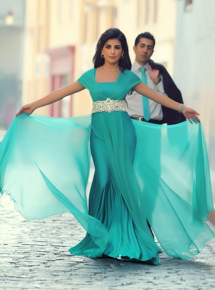 2015 Mhamad Cheap Prom Dresses Saudi Arabia Dubai Sheath Chiffon