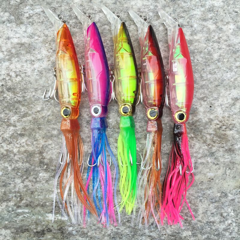 2019 M&X A Set Squid Lure Wobbler 23cm/40g Fishing Lures For Trolling