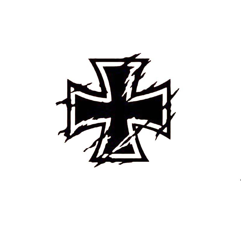 Bumper Sticker Iron Cross Iron Cross Car Sticker Gothic Skull Car Car