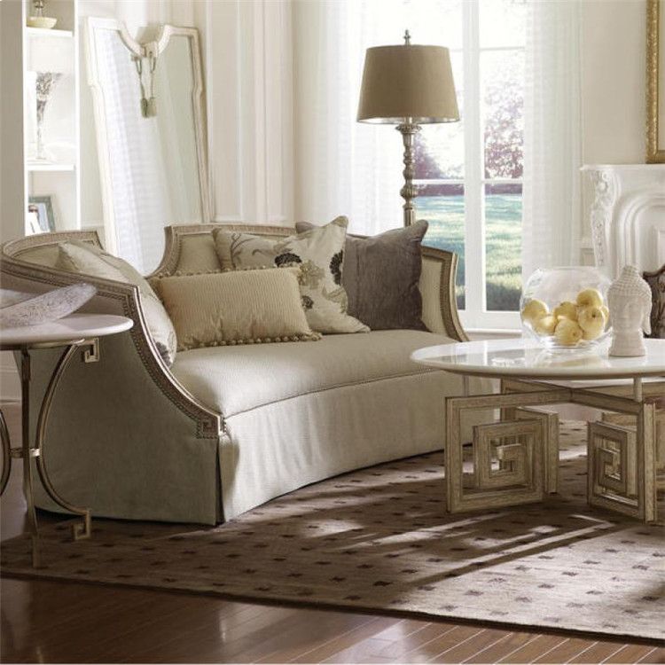 2018 Feibo Neo Classical Post Modern Living Room Furniture Solid 2018 Feibo Neo Classical Post Modern Living Room Furniture Solid Wood Custom Fabric Double Triple Sofa From Xwt5242