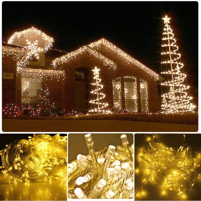 Whole Warm White 50m 500 Led String Lighting Wedding Fairy Whole Warm White 50m 500 Led String Lighting Wedding Fairy Lights Outdoor Le Decoration Eu Plug Of