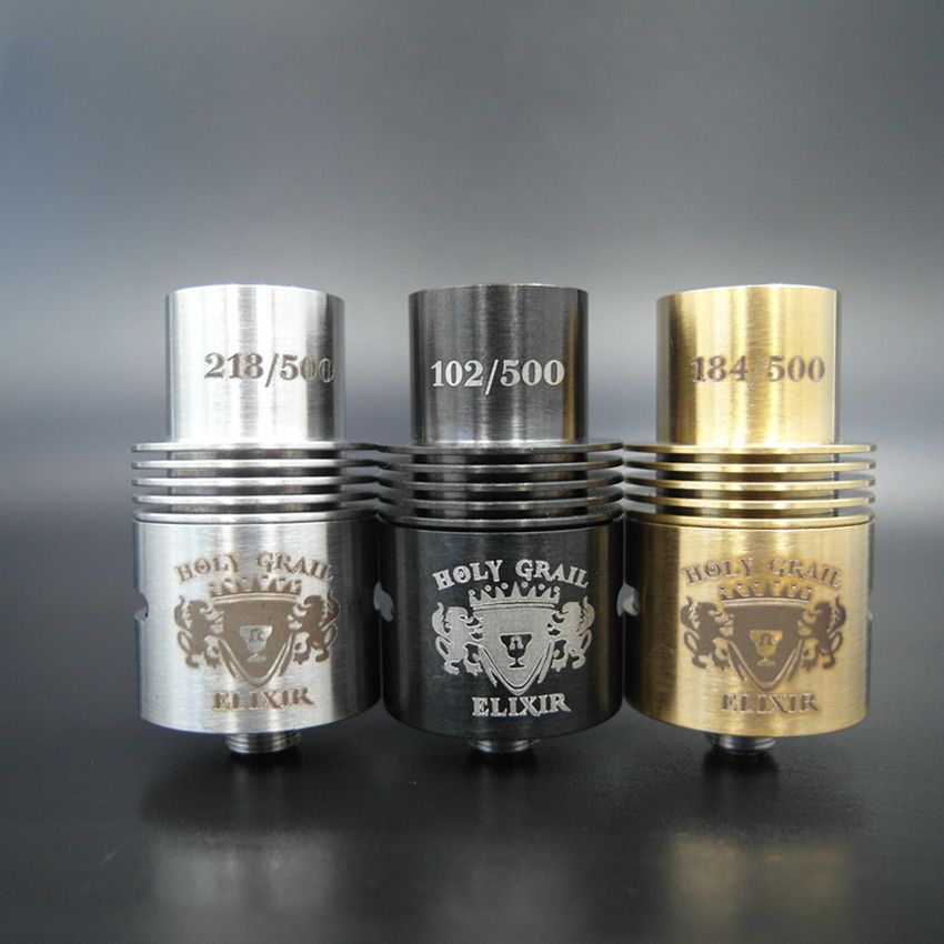 Holy Grail RDA Atomizer 510 Thread 22mm Big Drip Tip Rda Stainless
