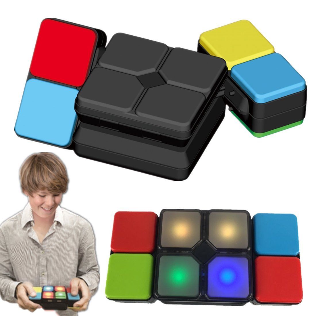 magic cube flipslide puzzle toy with light for kid newest fold slide slide cubes