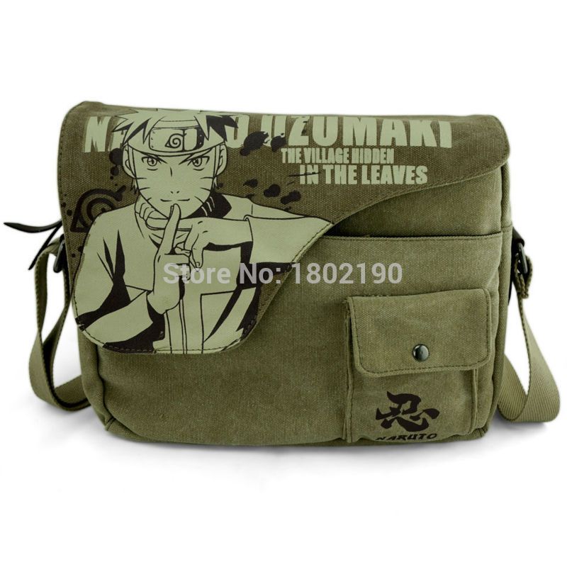 Wholesale Anime Messenger Bags Japan Cartoon Shoulder Bag Uzumaki