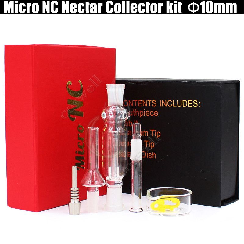 Top MicroNC Nectar Collector Kits Micro NC 10mm Mini Honey Straw Quartz