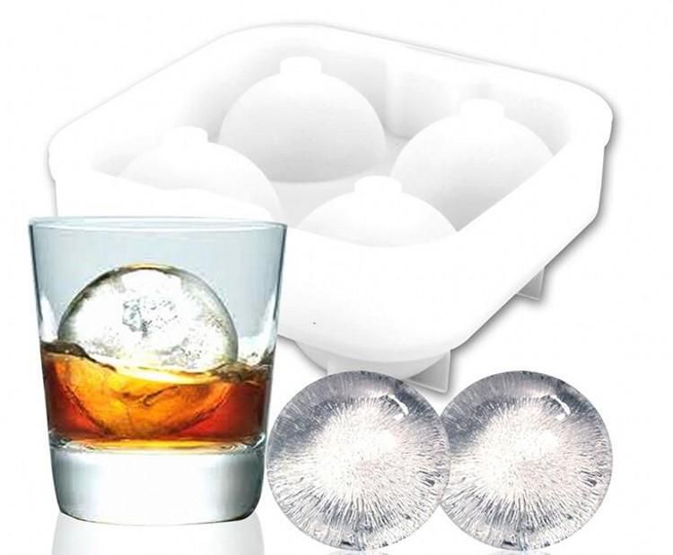 Silicone Ice Ball Maker Tray Sphere Molds 4 Round Silicone Ice Ball Maker Tray Sphere Molds 4 Round Making Mould For Whiskey Tail Wine Beer Beverage Party Bar Q2 From China Dhgate