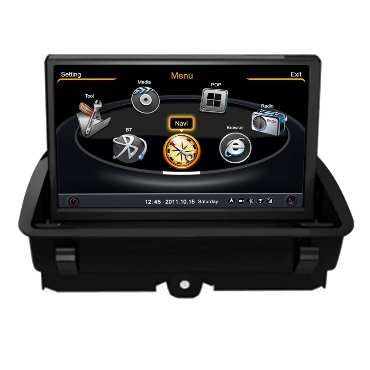 OEM Replace Audi Q3 2012 2013 Car DVD Player With GPS NavigationFree