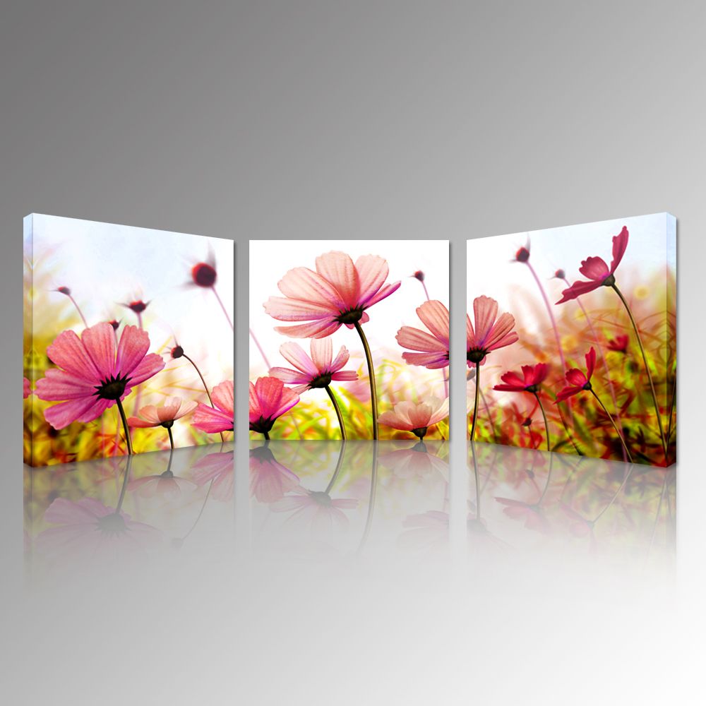 2017 Pink Recollections Canvas Prints Beautiful Flowers Picture Art ...