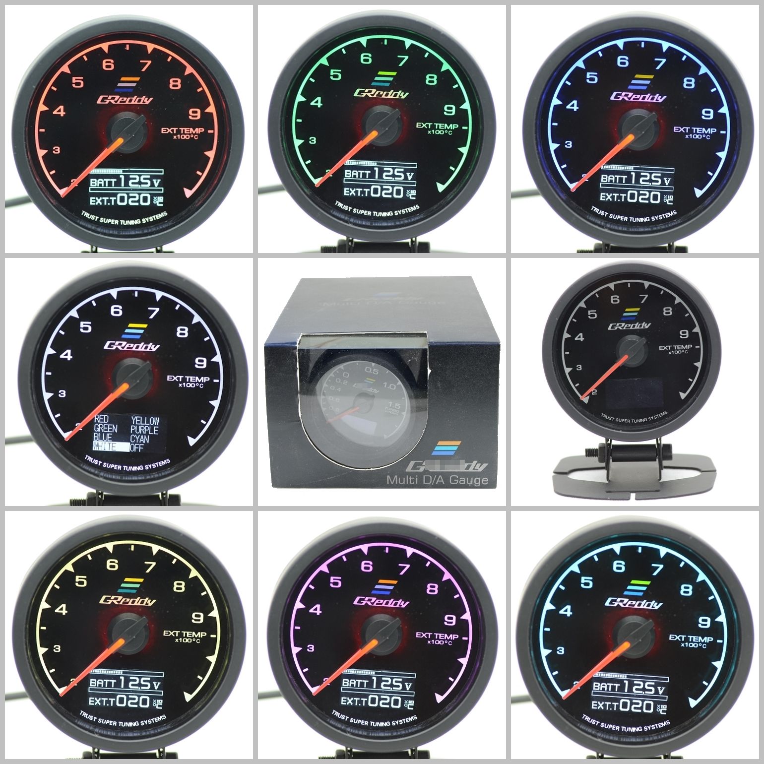 Buy Dropship Products Of 62mm In 1 Racing Gauge GReddy Multi D/A LCD