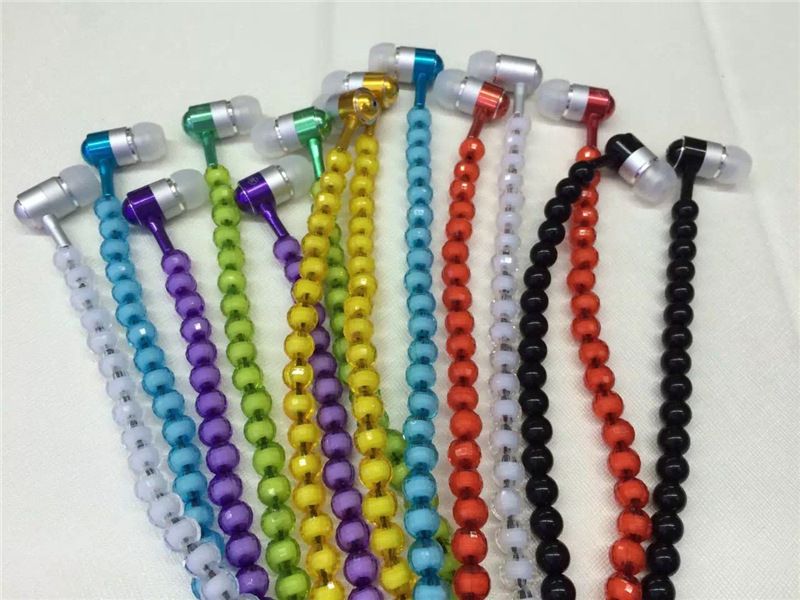 In Ear Metal Stereo Necklace Headphone Earphone Earbuds ...