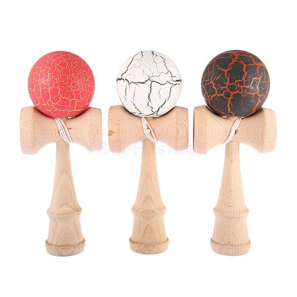 2020 Brand New Japan Toy Kendama Ball Crack Paint Juggling Ball Japanese Traditional Toy Balls