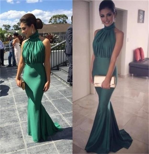 emerald green occasion dress
