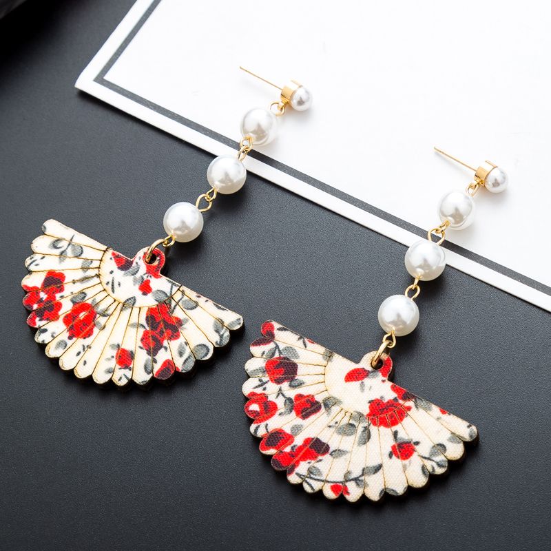 2018 Exquisite Dangle Chandelier Earrings Fan Shaped Beautiful 2018 Exquisite Dangle Chandelier Earrings Fan Shaped Beautiful Special Simple Fashion Various Style For Girls Jewelry 17 From Belinda0224