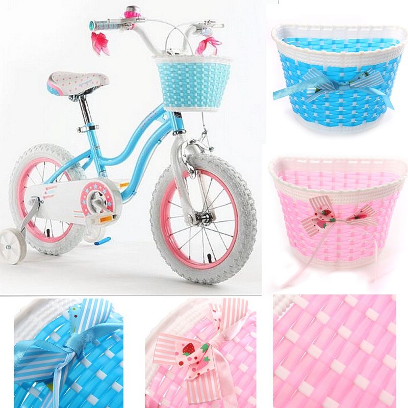 2020 Kids Bicycle Colorful Medium Baskets Woven Cycle Child Bike Flower