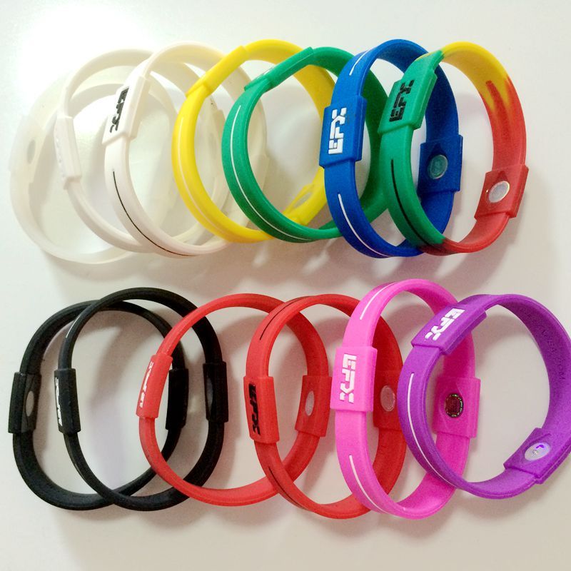 2019 On Sale Energy Silicone Power Bracelet Wristband Sport Hologram