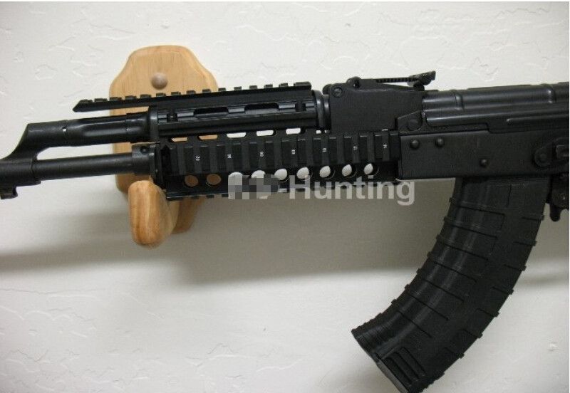 Tactical Ak47 Quad Rail System Picatinny Weaver Rail Handguard Mount Ak