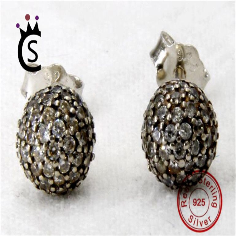 Authentic 925 sterling silver earrings Imitation d