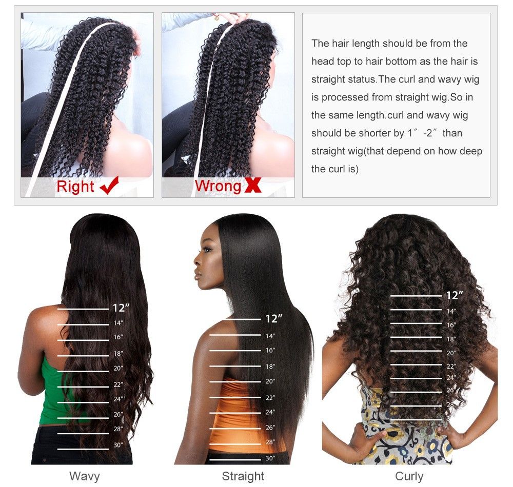 Brazilian Body Wave Hair Length Chart