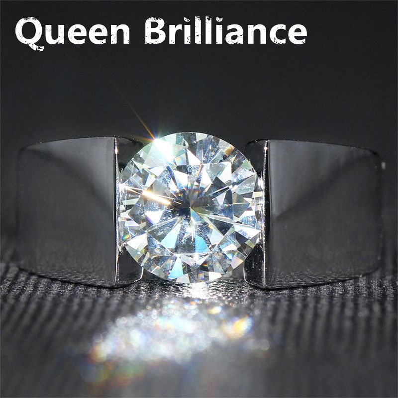 Simple Fashion 3 Carat Ct En Ement Wedding Gem Stone Moissanite Ring Diamond Ring For Men Solid 14k 585 White Gold Q171026 High Quality Diamond Ring China Simple Fashion 3 Carat Ct En Ement Wedding Gem Stone Moissanite Ring Diamond Ring For Men Solid 14k 585 White Gold Q171026 High Quality Diamond Ring China