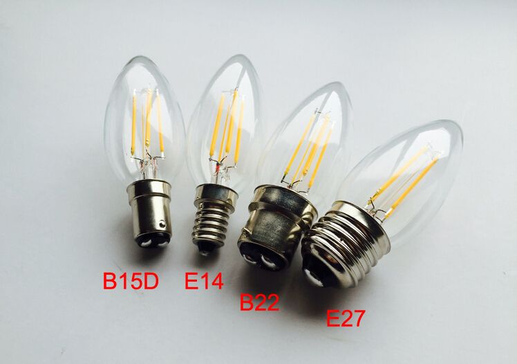acheter lampe de bougie led dimmable e12 e14 e27 b22 4w c35 c35t