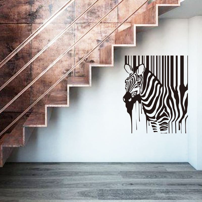 Elephant Nursery Wall Stickers Home Decoration Painting Zebra Removable Africa Animal House Decor Decal In Bedroom