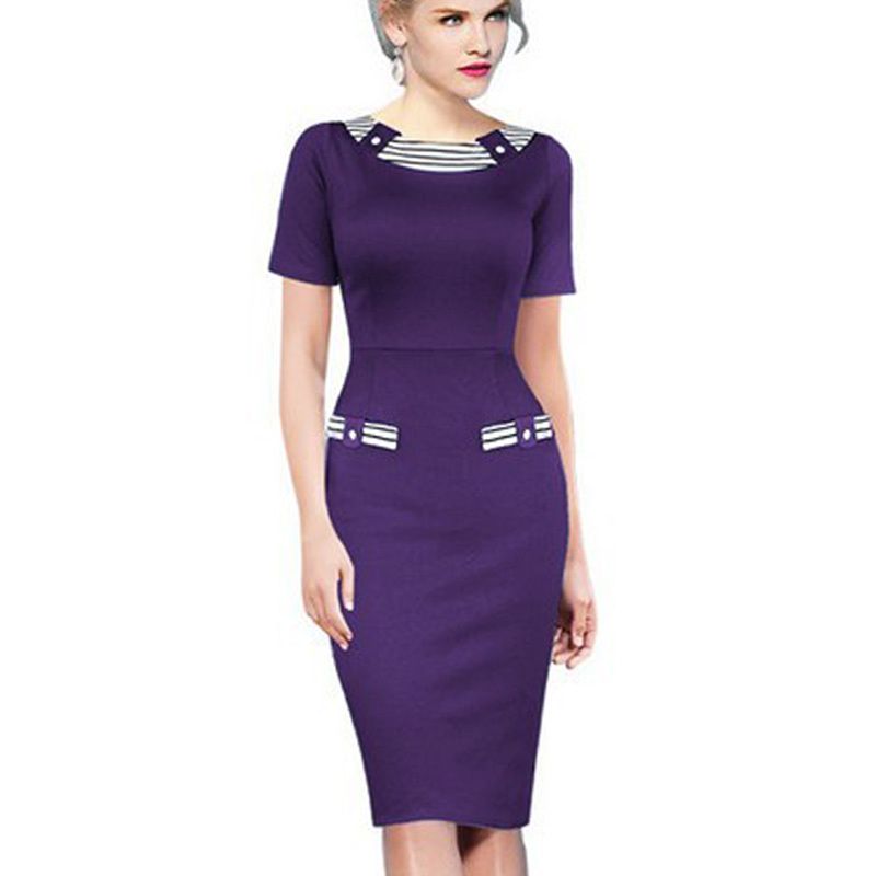 2015 ladies chic navy style elegant formal