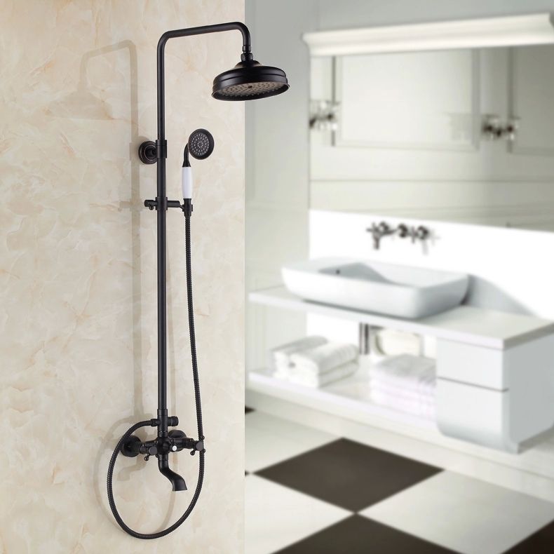 Bathroom Faucets Black Finish 2017 ! black brass rotatable lifting shower set faucet dual Bathroom Faucets Black Finish 2017 ! black brass rotatable lifting shower set faucet dual