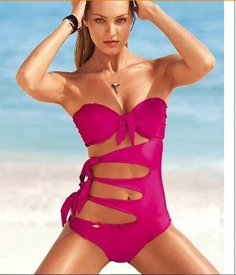 2018 2015 red hollow one piece swimsuit bikini swimwear swimsuits plus size bathing suits 2015