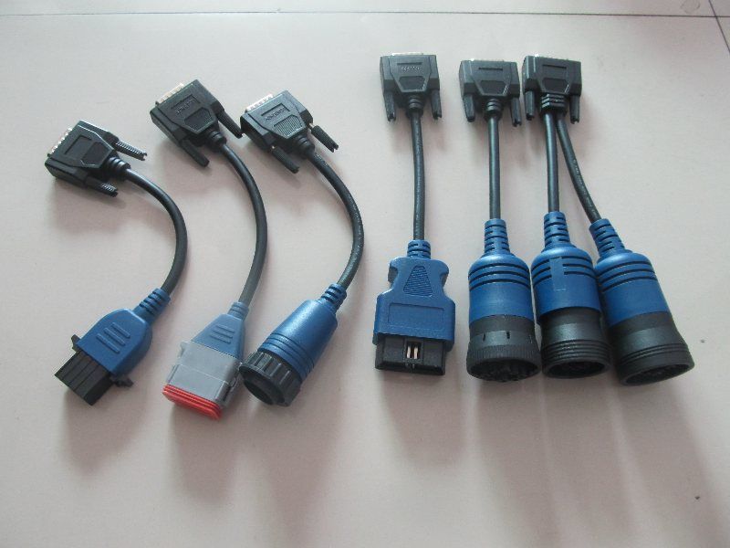 Camion Diagnostica Strumento dello scanner USB Link 125032 Interfaccia diagnostica impieghi gravosi con cavi adattatore Kit completo