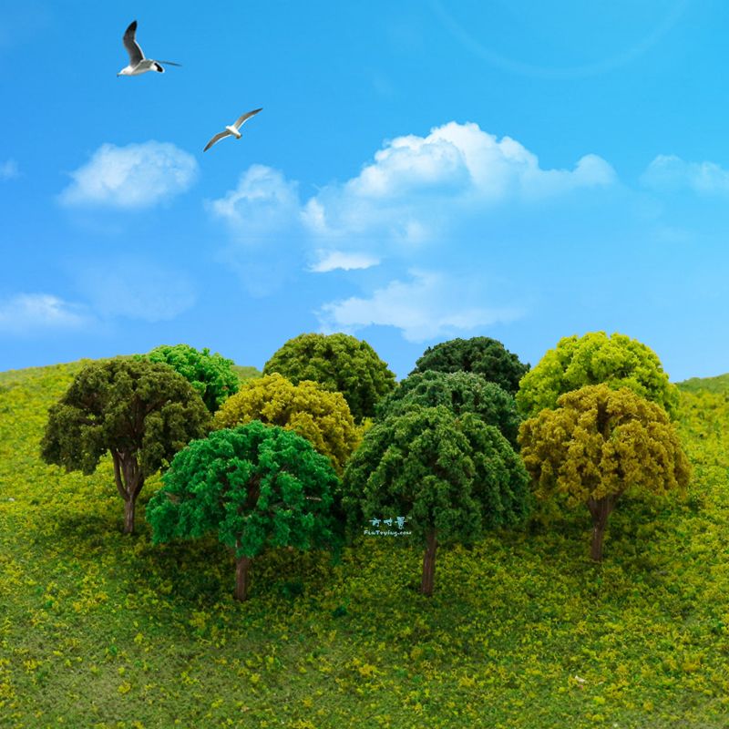 2019 Realistic Model Railroads/Railway/Train Trees Z N HO OO O Scale