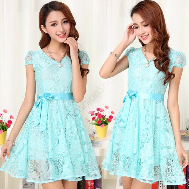 mini dress korean style casual