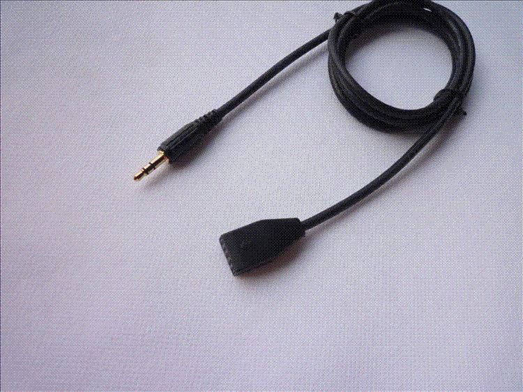 2019 E46 Auxiliary Aux Mode Cable Audio Adapter 3.5MM Male For BMW E46 320 323 325 328 Car From