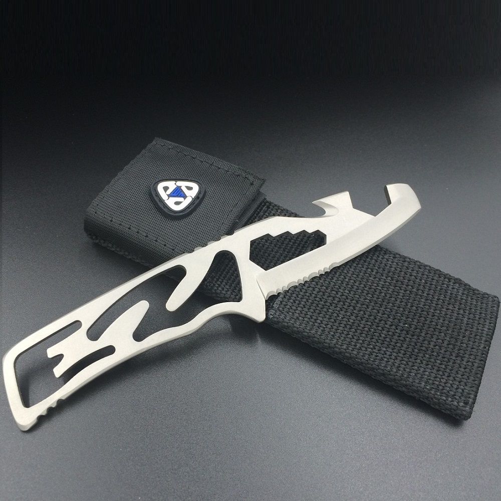 2019 EZDIVE Titanium Knife Scuba Diving Knife Corrosion Resistant