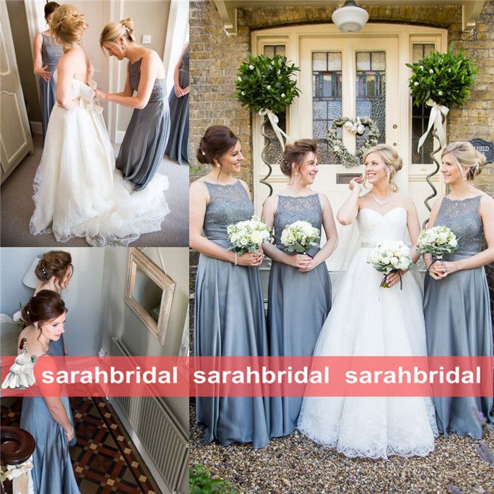 rustic blue bridesmaid dresses