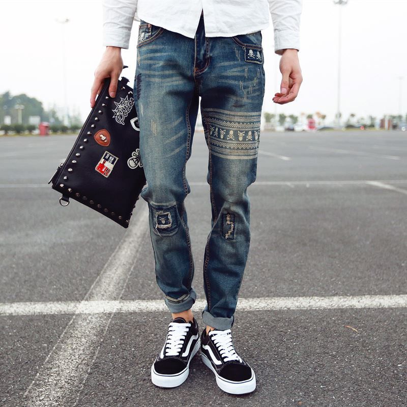 painted jeans mens