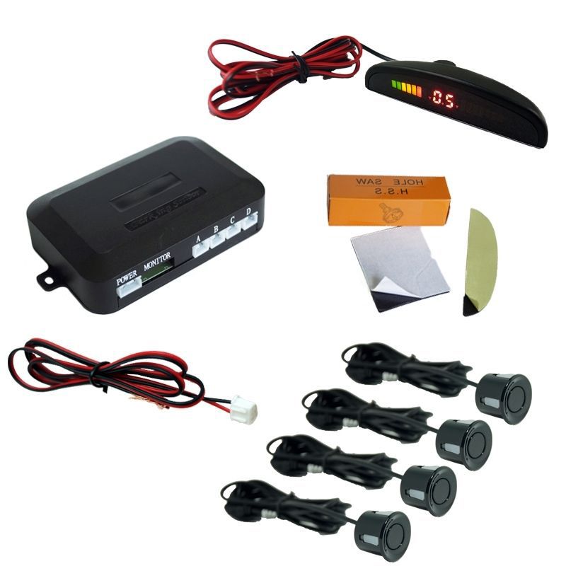 2020 Wireless Car Parking Sensors Car Backup Radar System Kits New