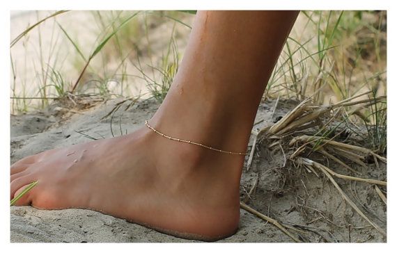 Edary Beach braccialetto alla caviglia Turchese Cavigliera argento in rilievo del piede di modo per donne e ragazze 