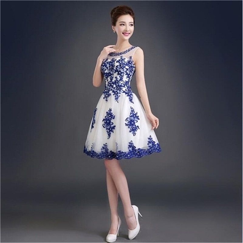 Image of long party dresses for short ladies