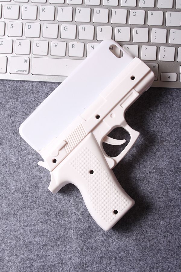 Fashion Creative 3D Gun Case Gun Shape Hard Phone Case Cover For IPhone