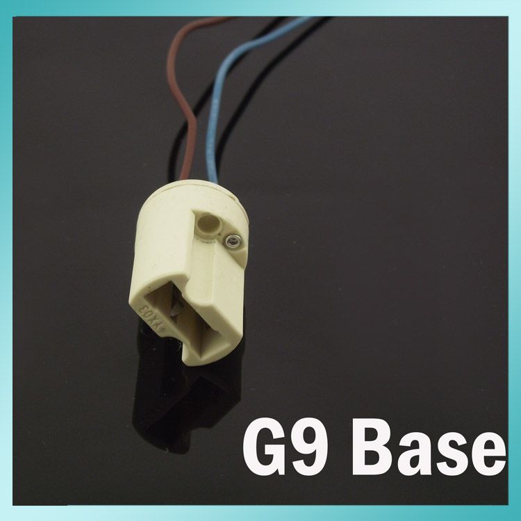 2019 G9 Base Socket LED Ceramic Bulb G9 Halogen Lamp Wire Connector